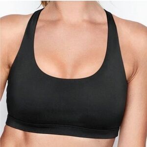 Victoria’s Secret Sport cross strap  white & black Sports Bras (2) sz medium
